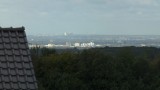 Die Aussicht von meinem Balkon aus von Süd bis West über den Flughafen Köln/Bonn [Panorama]